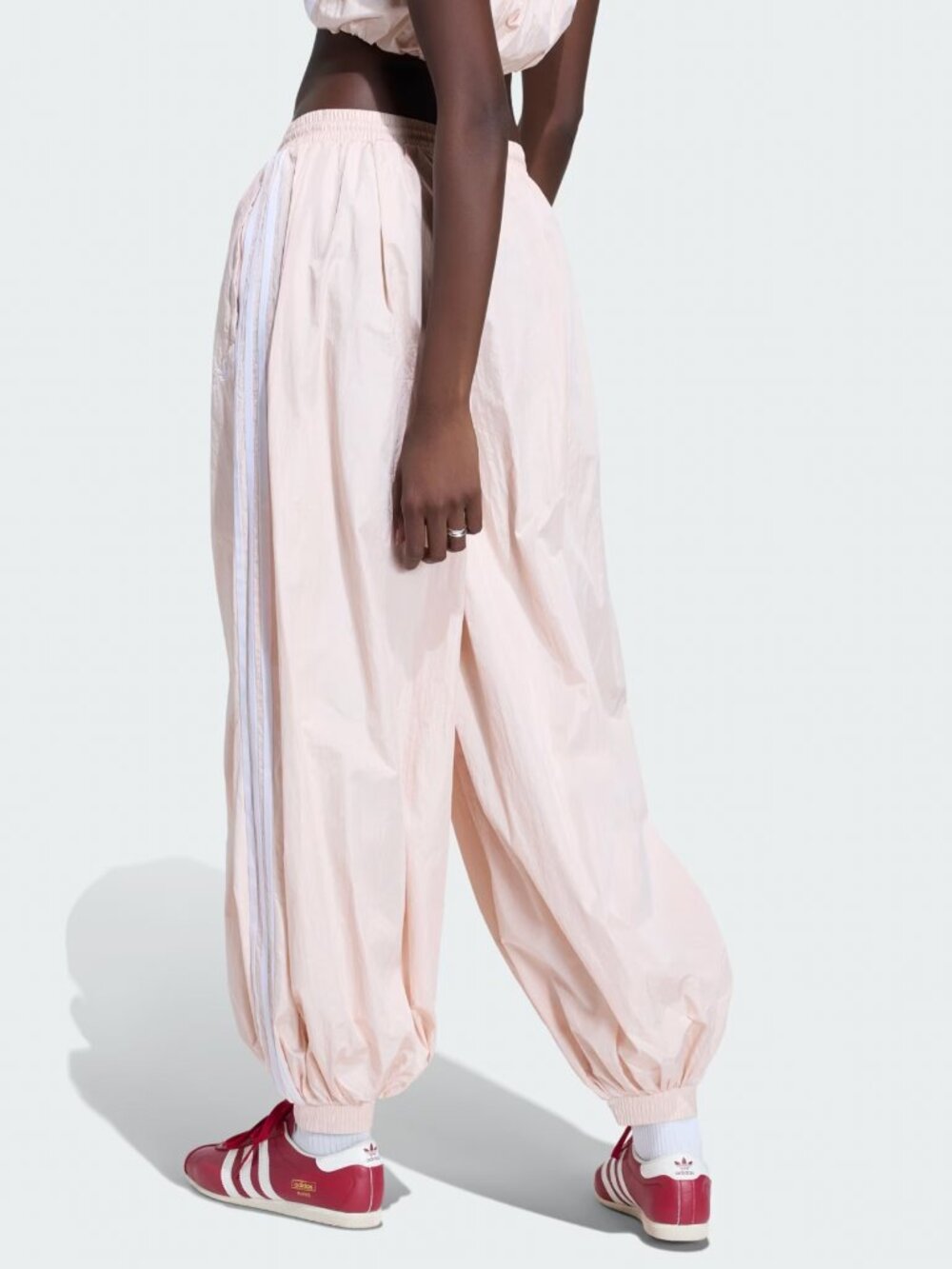 NWT Adidas Adilenium 5.0 Balloon Track Pants XLarge Wonder Quartz Blush Pink - Picture 3 of 7